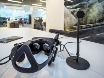 Audi Virtual Reality in showroom